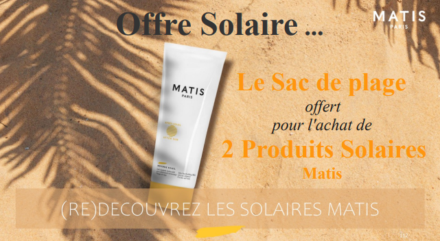 PROMO SOLAIRE Matis Crème abeille